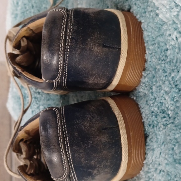 COLE HAAN Men's Blue Leather Sneakers size 9 M - Picture 15 of 16